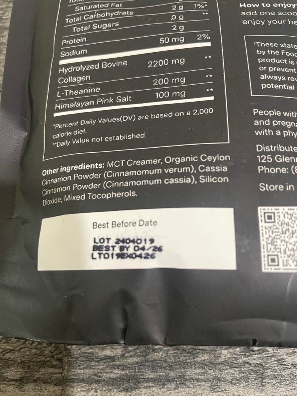 For Wellness The Good Stuff Performance Coffee Booster Cinnamon - Picture 3 of 3